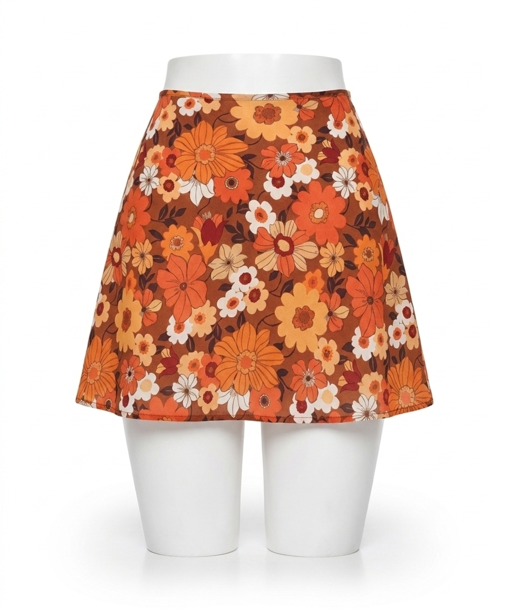 NEW LE LIS floral mini skirt in floral